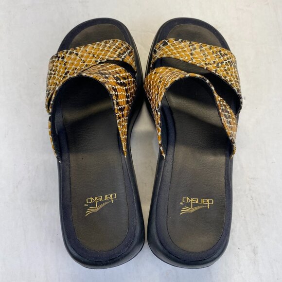 Dansko Womens Sandals Clog Platform Size  36 Slin On - Picture 5 of 11